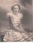 PBH. Ruffle Dress, 1943